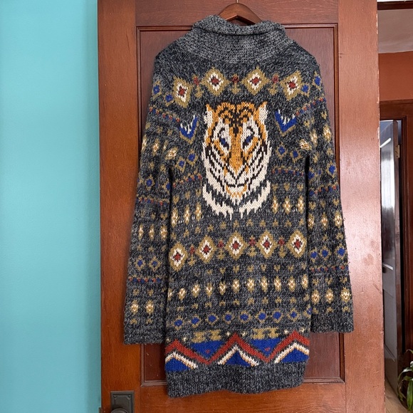 Free People Mascot Tiger Cardigan Sweater - Picture 2 of 9